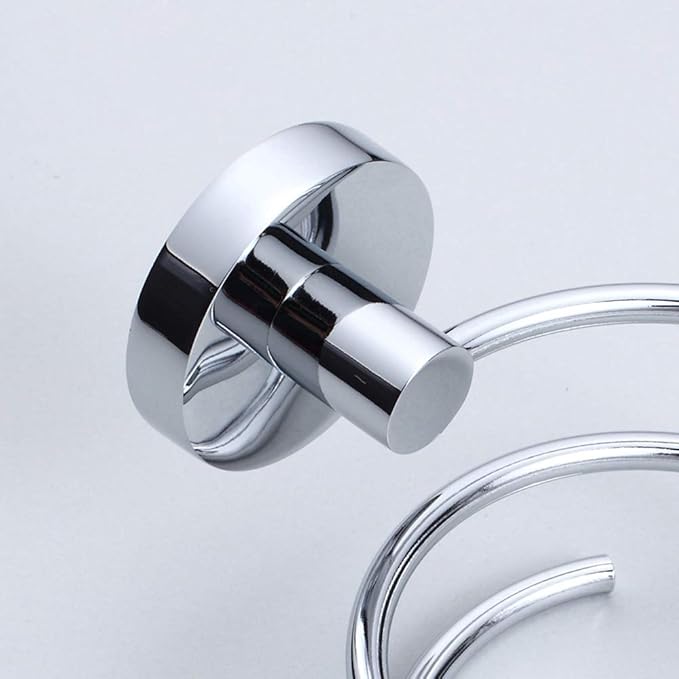 Hair Dryer Holder Hair Dryer Rack Stainless Steel Hair Care Tools Holder Wall Mount Chrome Finished for Bathroom, Bedroom, Barbershop