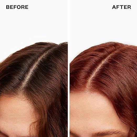 IGK Permanent Hair Color Kit | 6R Smoky Scarlet - Intense Auburn | 100% Gray Color Coverage + Strengthen + Shine | Ammonia Free