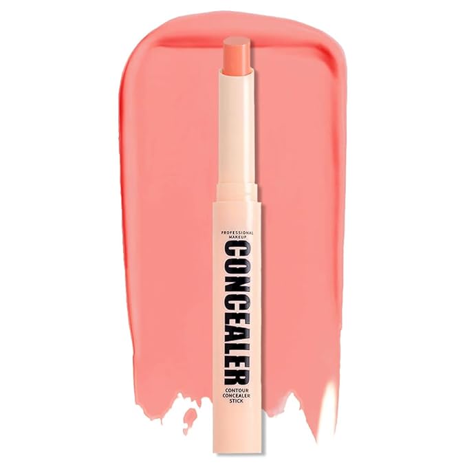 Kaely PROFESSIONAL MAKEUP Correcting Concealer Stick,Medium Coverage Concealer Crayon,under Eye Brightener Concealer for Dark Circles,corrector de ojeras,Lightweight,Vegan,01 DARK COFFEE