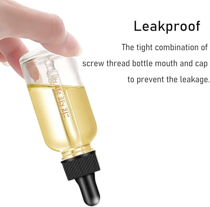 Bumobum 2 pack Dropper Bottle 2 oz, Clear Glass Eye Dropper Bottles for Essential Oils with Labels and Funnel, Leakproof Tincture Bottles with Measured dropper