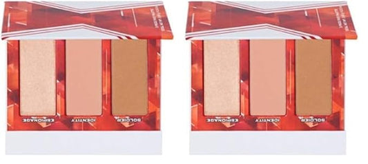 Markwins International Collection Marvel Black Widow Face Trio Palette ~ Light (Pack of 2)