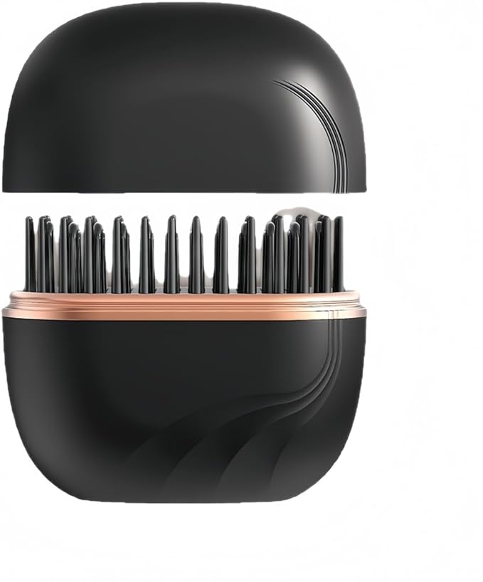 Mini Straightener - 3-Speed Temperature Control Rechargeable Hair Straightener Brush,Anti Scald Shell，Lightweight Portable Heatable Home Travel Gifts (1)