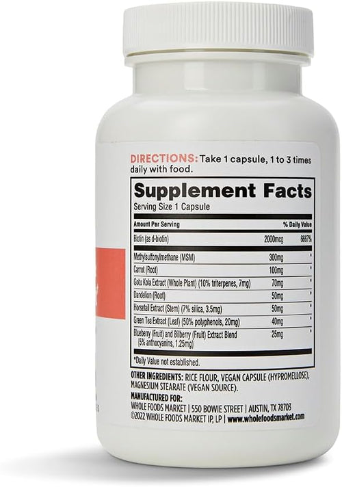 365 by Whole Foods Market, Hair Skin & Nails 2000 Biotin, 90 Count