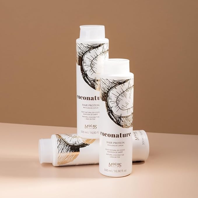 Hair Protein | Formaldehyde-Free Smoothing Treatment with Natural Coconut Oil & Shea Butter | Deep Repair, Frizz Control, Shine & Volume Reduction