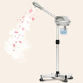 Professional Facial Steamer for Estheticians Face Steamr on Wheels with Hot Mist & Timer Function Suitable for Home Use or Beauty Spa Deep Cleansing and Hydration
