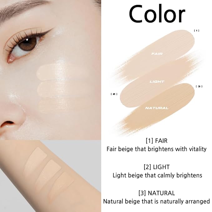 Hold On Tight Concealer 3 Colors – High Coverage & Fitting Liquid Concealer, Full Coverage, Lightweight Dark Circles Eraser, Long-Lasting Cover, Natural Finish, Vegan, 0.17 oz. (02 LIGHT)