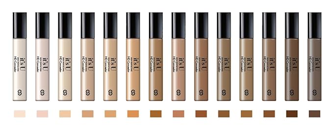 Sistar it's U Skin Perfecting HD Concealer Full Coverage Lightweight Long Lasting Correcting Liquid Contour Cover Masker Makeup 5 ml / 0.17 fl. oz (Golden Beige)