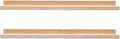 AZSKY Floating Shelves Wall Mounted Set of 2 Natural Wood Picture Shelves Wall Shelves for Bedroom Bathroom Living Room Kitchen Laundry Room Storage & Decoration 24 Inch