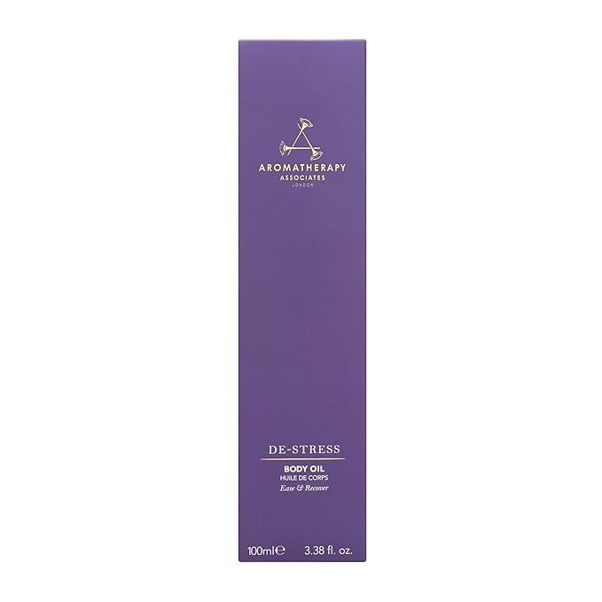 Aromatherapy Associates De-Stress Body Oil Made with Ginger and Rosemary Essential Oils and Arnica Flower Extract (3.4 fl oz)
