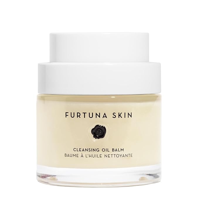 Furtuna Skin Cleansing Oil Balm - Luxurious Vegan Makeup Remover & Skin Nourisher, Olive Oil & Wild Organic Plants Blend, 80g