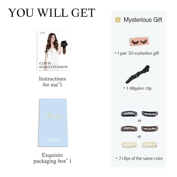 DOORES Hair Extensions Real Human Hair, Ash Brown to Platinum Blonde 150g 9pcs 18 Inch, Clip in Extensions Human Hair Natural Remy Clip in Hair Extensions Silky Straight Thick Human Hair Extensions