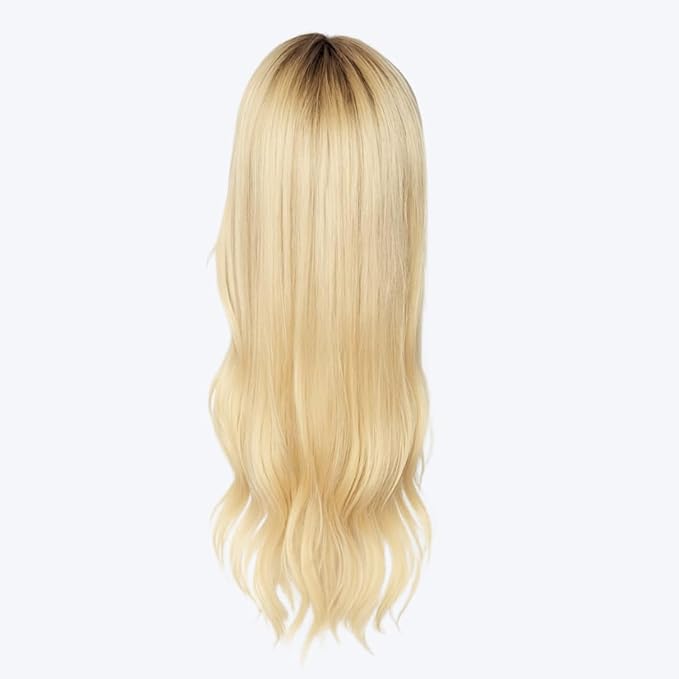 Katalaeya Hair 100% Human Hair Topper - Aurora Crown Double-Drawn Remy Clip-In Mono Base Top Piece for Women with Thinning Hair, Alopecia & Chemo Hair Loss (8R120)
