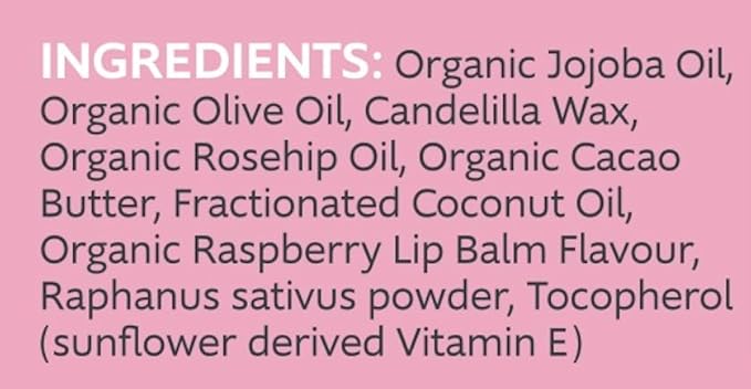 Slo | Natural Lip Balm - All Natural Ingredients, Vegan & Cruelty Free, Hydrating & Soothing, Plastic Free, Paper Packaging | Raspberry + Rosehip, 0.28oz