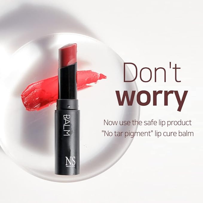 NATURAL SHINE Lux Triple Lip CURE Balm AURA (Deep Magenta Pink) | Chapstick Hydration and Exfoliator | Overnight Lip Treatment Care Deep Nourishing for Dry Cracked Chapped Lips (0.17oz)