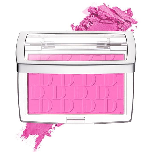 Pink Powder Blush Palette, Multi-Use Makeup Blusher Pink Face Powder for Eyes, Lips, Cheeks, Blendable Formula