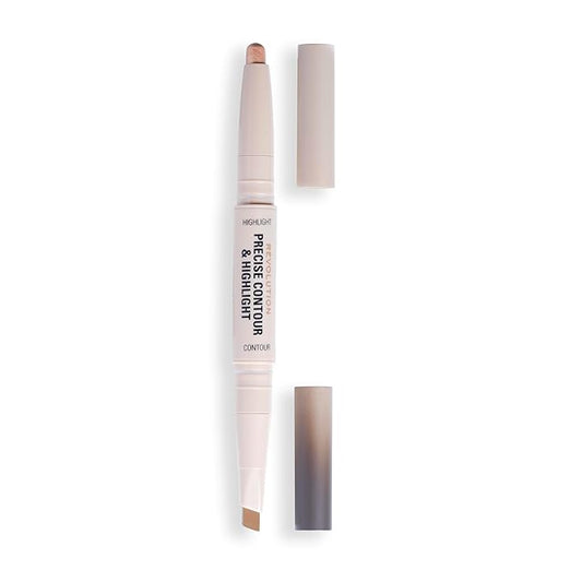 Revolution Beauty, Precise Contour & Highlight Stick, All-In-One Face Makeup Product, Highly Blendable with Matte Finish, Vegan & Cruelty-Free, Dark