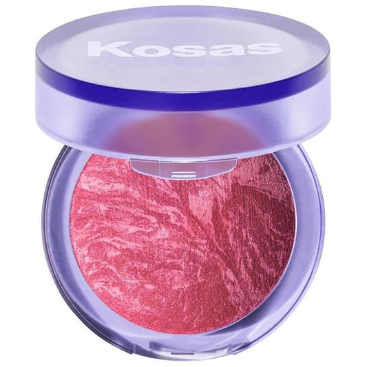Kosas Blush is Life Baked Talc-Free Dimensional Blush - Adrenaline (hot fuschia), 0.16 Ounce (Pack of 1)