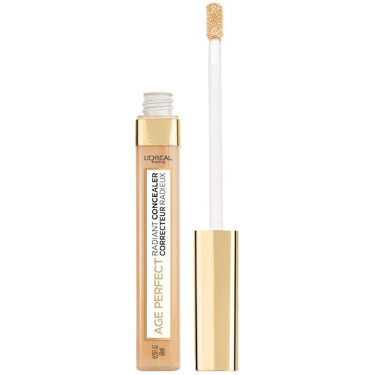 L'Oreal Paris Age Perfect Radiant Concealer with Hydrating Serum and Glycerin, Natural Beige