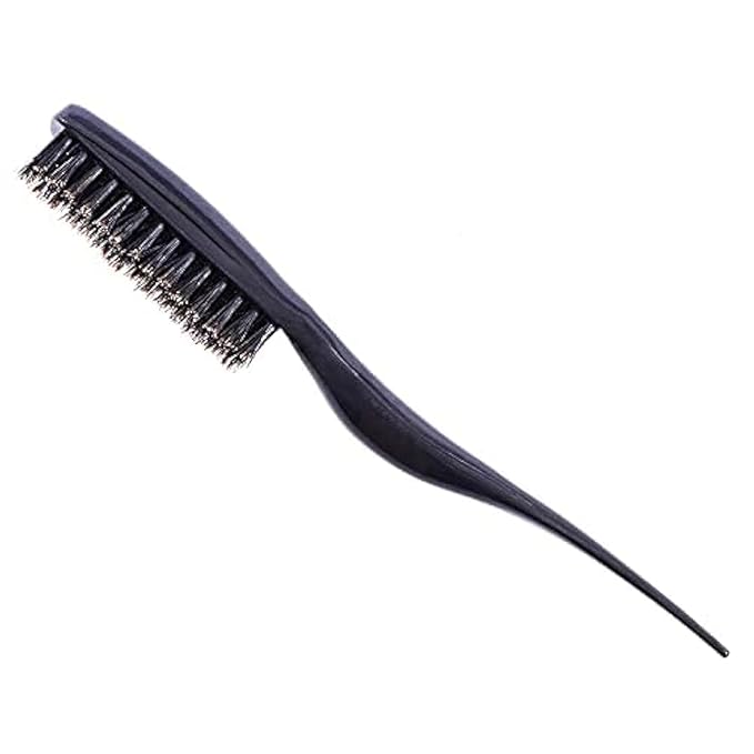 1 Pc Teasing Hair Brush Hair Teasing Comb for Back Combing Lifting and Styling Thin to Create Volume (Black)