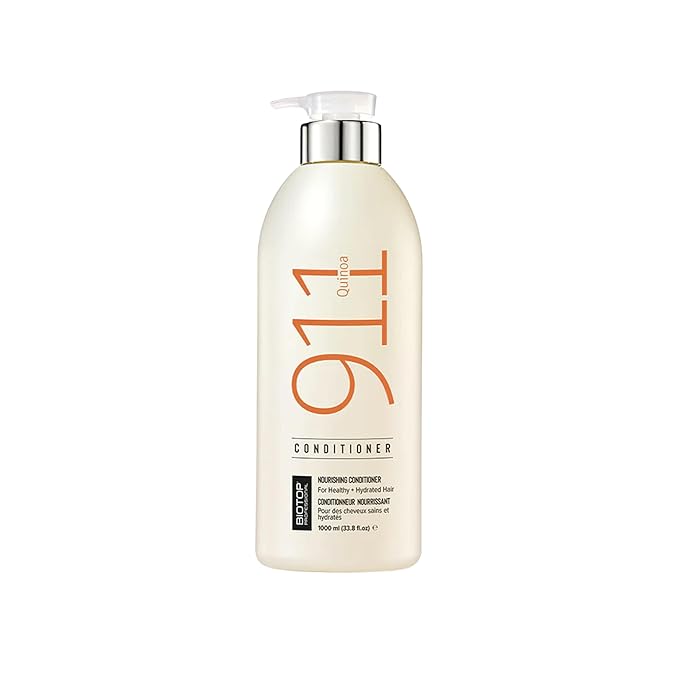 Biotop Professional 911 Quinoa Hair Conditioner - Hydrating Conditioner for Hair Health + Frizz Control - Repairing, pH Balancing & Nourishing Treatment for Dry Ends - (33.8oz/1 L)