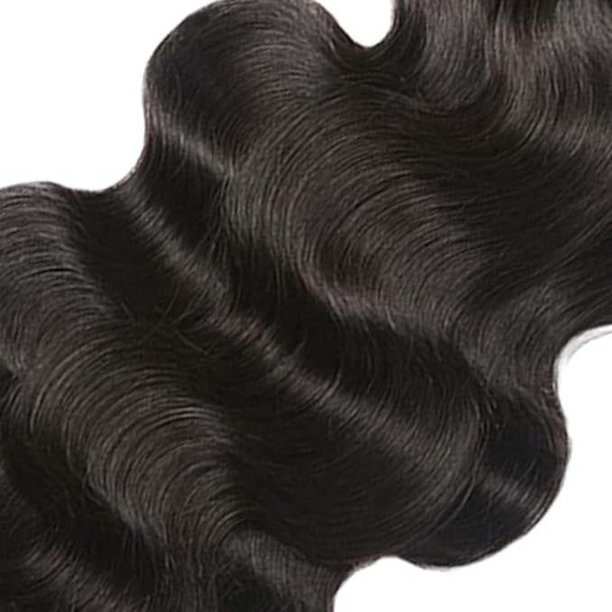 Body Wave Human Hair Bundles Natural Black Bundles Brazilian Grade 8A Virgin Remy Hair Extensions 14 14 14 Inch Double Weft Hair Weave