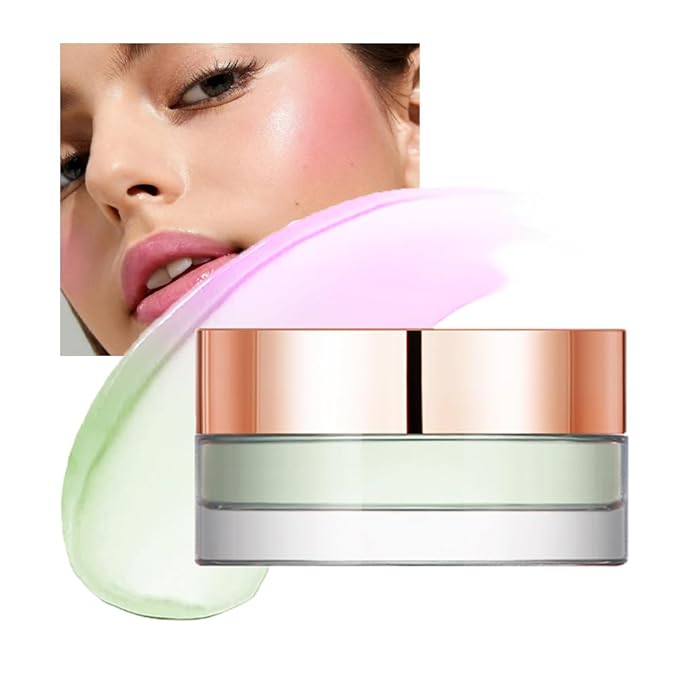Color Change Blush Clear Liquid Blush Cream Moisturizing Blusher Halo dyeing naturally Blush Rouge Multi-use Makeup Cream For Cheeks Face Lips Waterproof Blush Gel Lip Oil (#2)