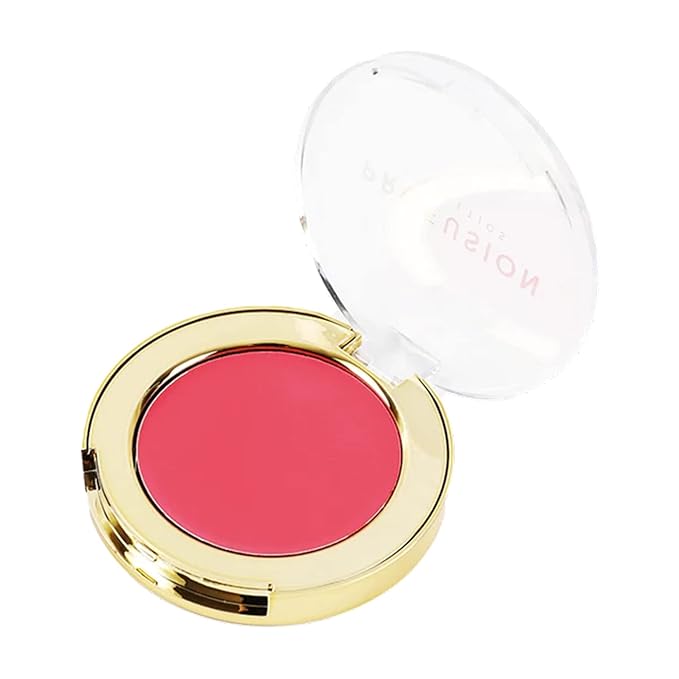 Profusion Cosmetics Cream Blush- Lightweight, Easy-Blend Creamy Texture, Soft, Natural Satin Finish Creating a Natural and Charming Makeup (Hibiscus, 1)