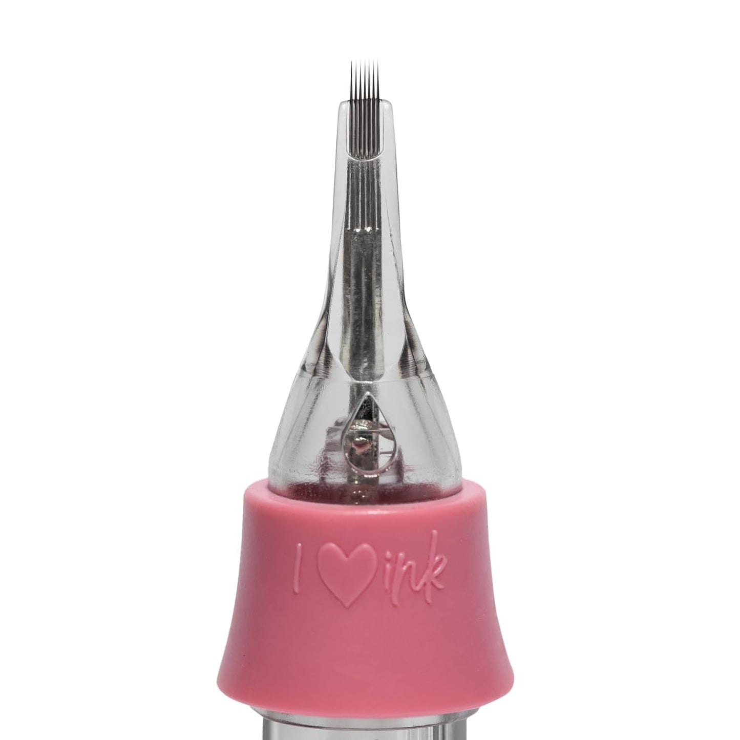 Tina Davies PIXL Cartridge, 7-Curved Magnum Long Taper Cartridge for Eyebrows, Lips, Eyelids, and Areolas .25mm 7CMLT, Pack of 10