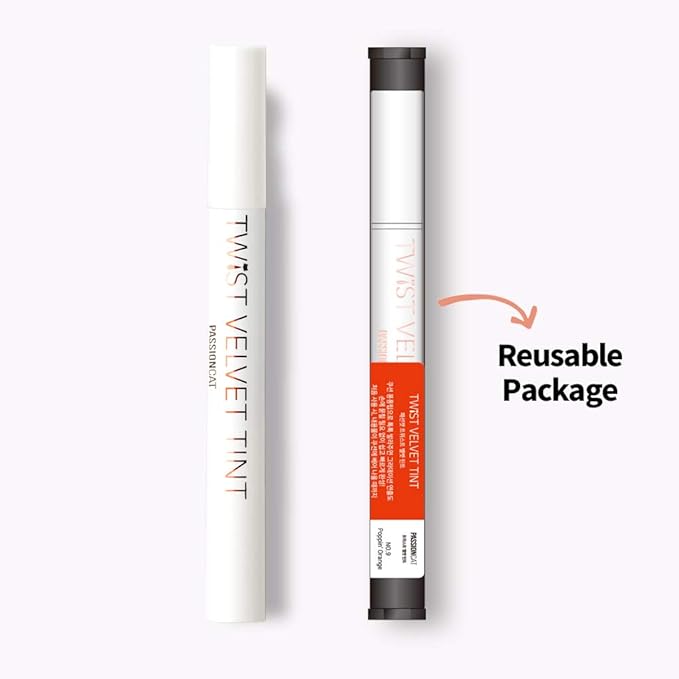 PASSIONCAT Long Lasting Lip Stain for Lips and Cheek Tint | High Pigment Color | lightweight Matte Finish | Weightless | Full Coverage | Twist Velvet Tint #9 (No.9)