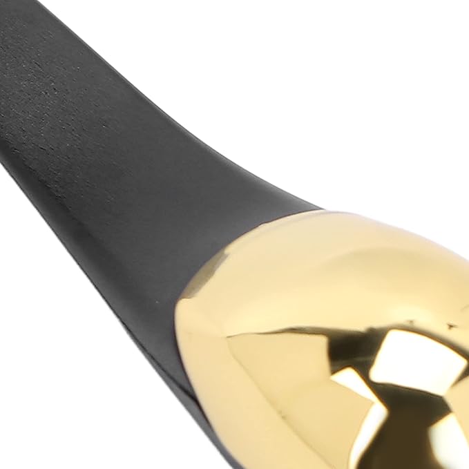 ZJchao Eye Massage Stick, 2pcs Eye Cream Applicator Spatula Metal Face Massage Tool Stick Applicator Wand Sticks Eye Cream Massage Sticks Cosmetics Spoon Massager for Dark Circle Puffiness Reduction