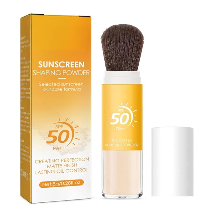 Mineral Sunscreen Setting Powder, Face Powder, Translucent Oil Control Natural Matte Finish, Lightweight Long Lasting Smooth Breathable for All Skin