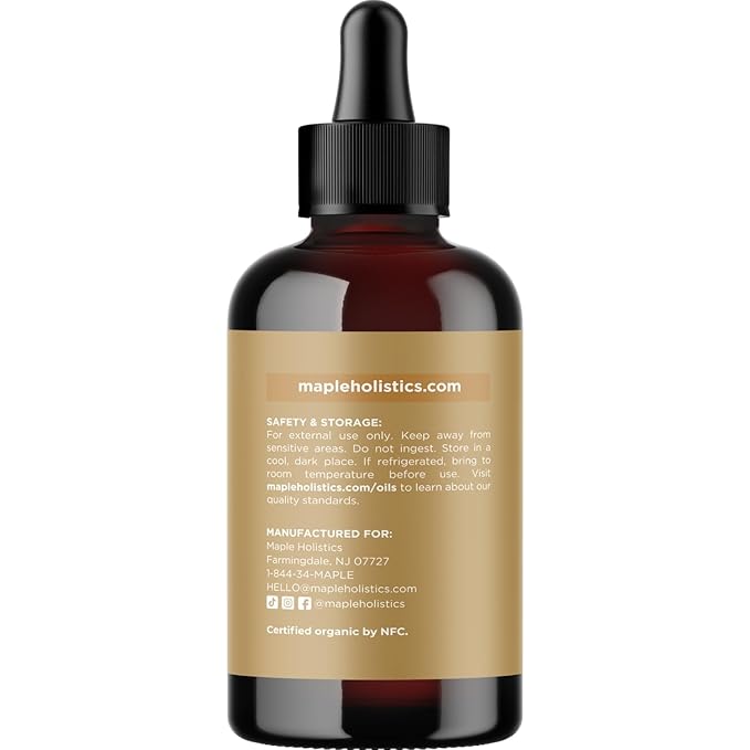 Organic Jojoba Oil Cold Pressed Unrefined - 100% Pure Organic Certified Oil for Skin Hair & Nails - Organic Skin Care & Natural Beauty DIY Carrier Oil - Dermatologist Tested & Non GMO (4 Fl Oz)