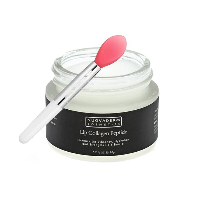 SLT Hydrating Lip Mask - Vegan Lip Collagen Sleeping Mask Soft and Supple Lips - Moisturizing Lip Balm with Peptide Complex for Lip Wrinkles Repair, Overnight Lip Treatment for Cracked Lips