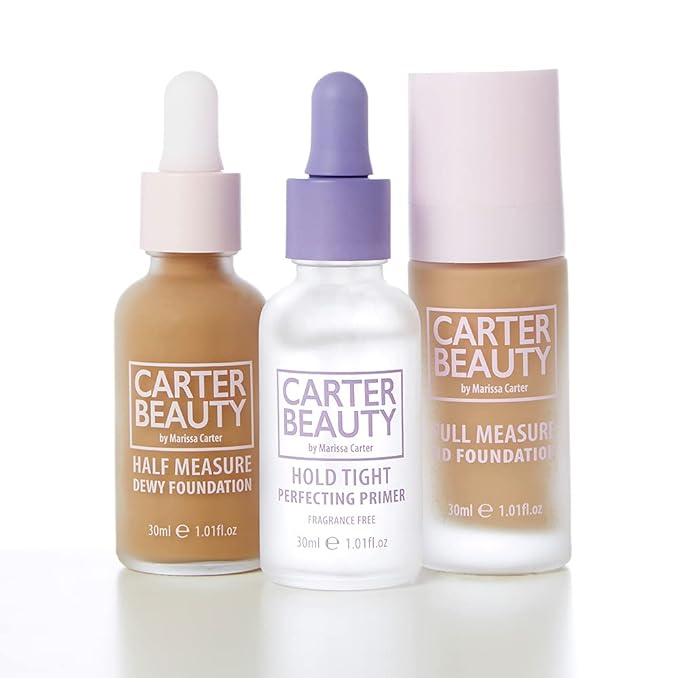 Carter Beauty Full Measure HD Foundation - Lightweight, Full Coverage Matte Formula - Water-Based, Super Soft Skin Perfector - Vegan And Cruelty Free, Paraben And Sulfate Free - Truffle - 1.01 OZ