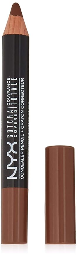NYX Professional Makeup Gotcha Covered Concealer Pen, Deep Rich, 0.04 Ounce