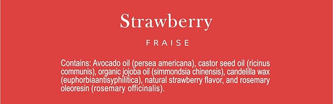 Vegan Lip Balm by PURE + SIMPLE Strawberry Set