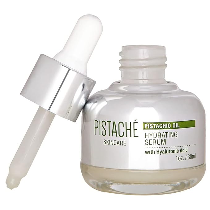 Pistaché Skincare Pistachio Oil Ultimate Face Trio Set + Eye Cream, Hyaluronic Acid Face Serum & Face Moisturizer + Hydrates and Nourishes + Vitamin E + Antioxidant Protection
