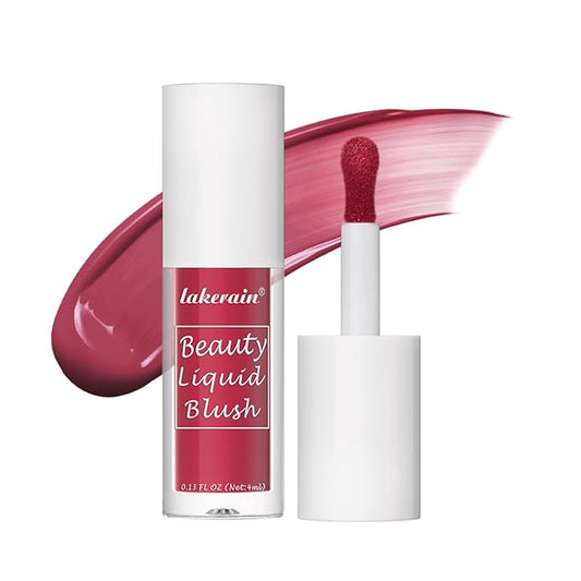Liquid Blush for Cheeks Makeup Face Blush, Weightless Cream Formula, Smudge Proof Long-Wearing Pigmented Blush, Natural Look Makeup Face Blushes, Shimmer Finish, Dainty - 01# Creamy berry
