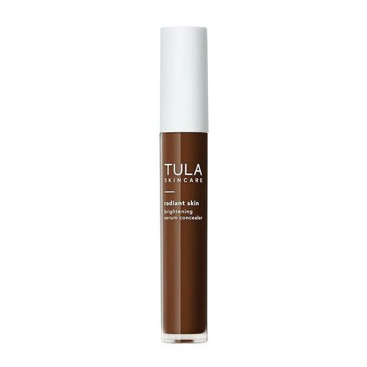 TULA Skin Care Radiant Skin Brightening Serum Concealer - Conceals Dark Circles & Discoloration, Longwearing & Crease-Resistant, Brightens the Appearance of Skin Over Time, Shade 185, 0.18 fl oz.