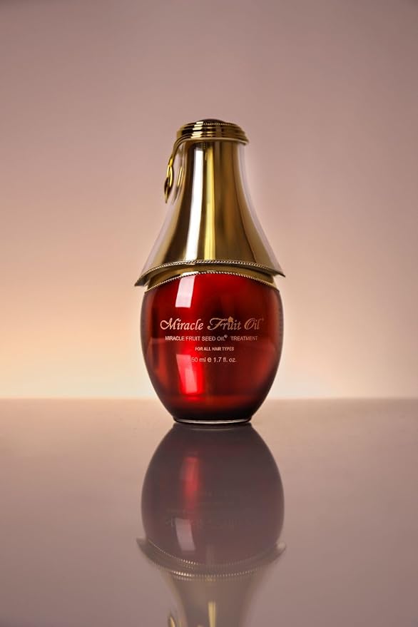 Vivandi Miracle Fruit Seed Hair Oil - Superfruit Treatment for Dry, Damaged, Frizzy Hair and Breakage Prevention, All Hair Types - 50 ml