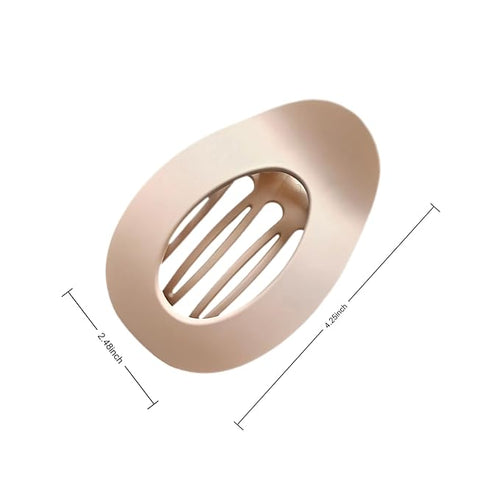 4Pc Large Women Flat Hair Clips, French Flat Hair Claw Clips for Women, Simple and Elegant Duckbill Hair Clip Design, Suitable for Thick Hair
