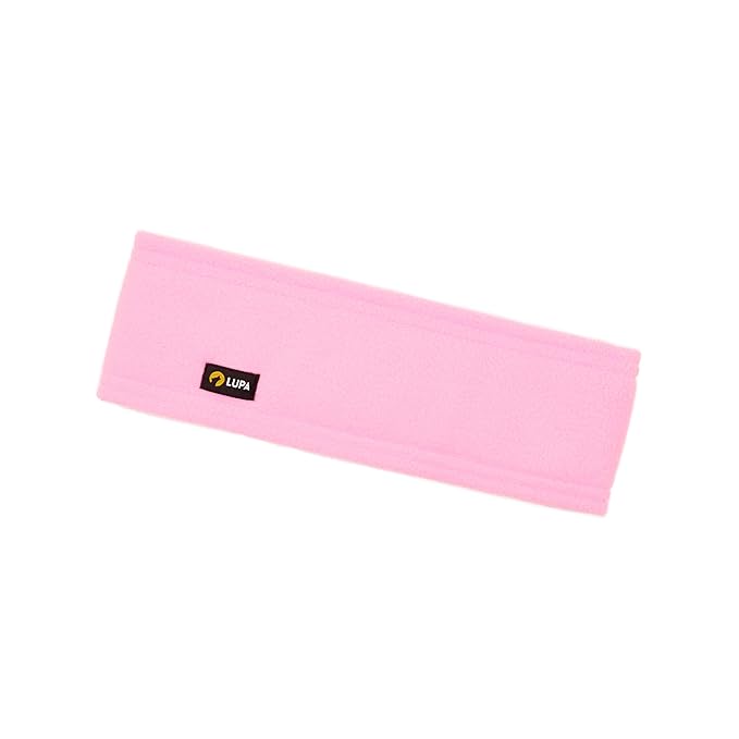 Lupa Handmade Unisex Triple-Layer Micro Fleece Headband - Ear Warmer - Pink