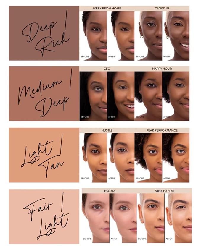 Mented Cosmetics Full-Time Eye Brightening Concealer for Women, Lightweight Full-Coverage Eye Makeup Concealer, Under Eyes Make Up Corrector, Blemishes & Contour, Peak Performance