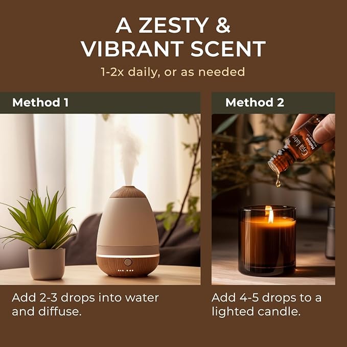 Gya Labs Melissa Essential Oil - 0.34 Fl Oz - for Hair, Skin, Diffuser, Aromatherapy & DIY Candle Making Scent