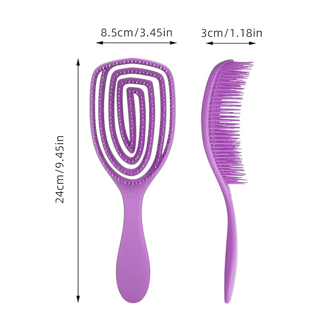 Candy Brush Scented Detangling Hair Brush for Wet or Dry Hair, Professional Vented Brush for Thick, Coarse & Curly Hair for Women and Girl. Eliminates Knots & Scalp Massage, Idea Gift