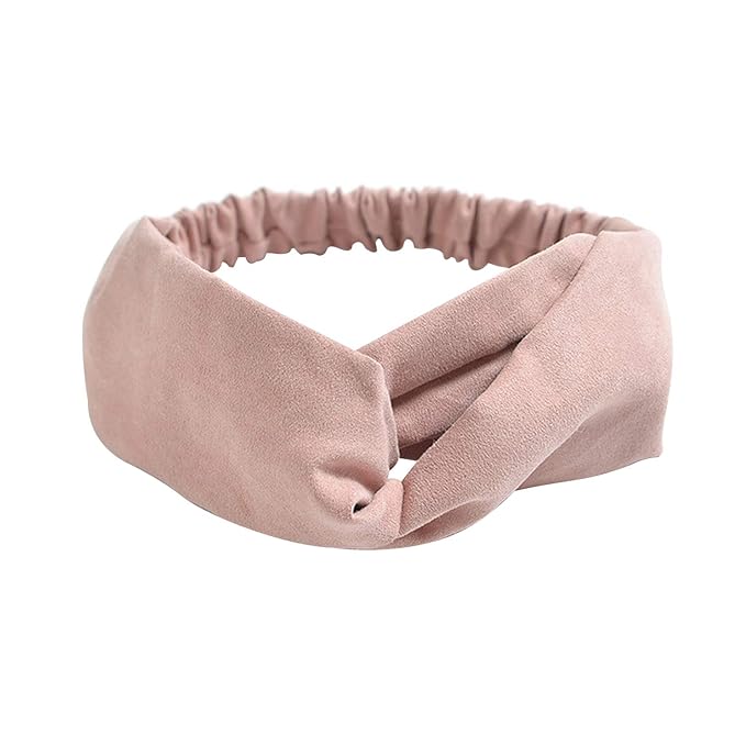 DRESHOW 10 Pack Boho Headbands for Women Vintage Cross Elastic Head Wrap Hair Accessories
