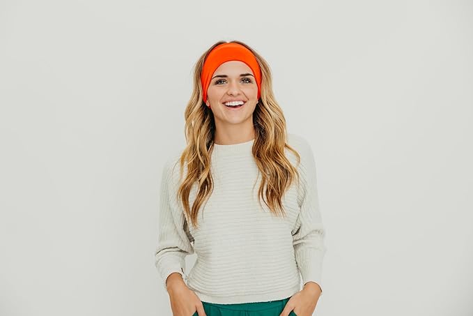 Maven Thread 4" Wide Workout Headbands for Women (4 Pack) – Non-Slip Sweatbands for Gym, Running & Yoga