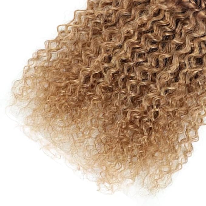 T1B/4/27 Water Wave Bundles Human Hair Honey Blonde Bundles 20 22 24 Inch Niegmeag Virgin Soft and Sikly Remy Hair Extensions Ombre Blonde Bundle