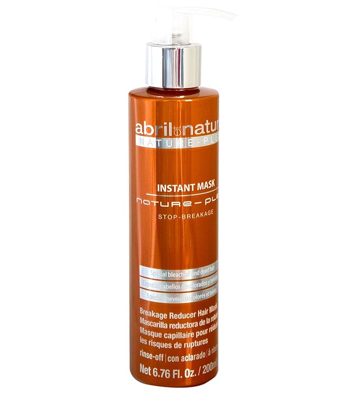 abril et nature - Professional Repair Hair Care Set - Nature Plex, STOP Breakage - Shampoo, Mask, and Serum Pack for Very Treated or Damaged Hair - Prevents, Protects, and Repairs - 550 ml