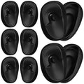 Salon Ear Heat Protector 10pcs Shower for Ear Plastic Hair Dye Coloring Cover Earmuffs Home Silicone Protectors Black Shield Salon Covers Hairdressing Shower, Dyeing Hair Dye Protector